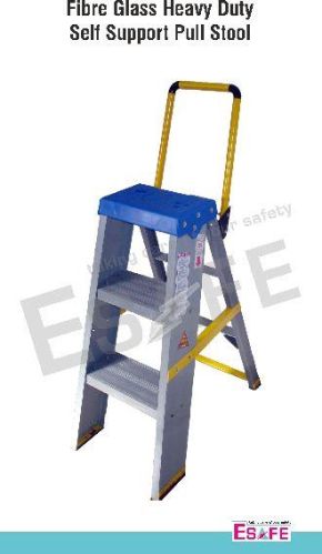 Heavy Duty Pull Stool Ladder, For Home, Office, Restaurants, Shop, Pattern : Plain