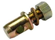 Polished Aluminium Stabilizer Pins, Technics : Black Oxide, Hot Dip Galvanized, White Zinc Plated, Yellow Zinc Plated