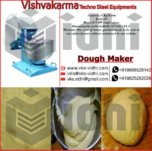 5kg To 50kg. Dough Kneading Machine, Voltage : 110V, 220V, 440V