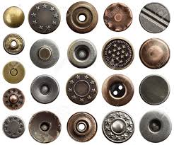 Rectangular Metal Buttons, For Garments, Pattern : Plain, Printed