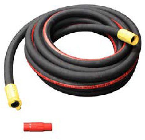 Round High Neoprene Rubber Tractor Trolley Hoses, Color : Black