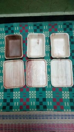 Araca Leaves Natural Plain Food Serving Tray, Feature : Eco-friendly, Stocked, Disposal