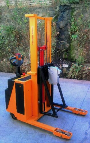 Metal Battery Operated Drum Stacker, For Industrial