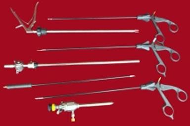 Stainless Steel Polished Laparoscopic Hand Instrument Set, For Hospital Use, Feature : Reliability