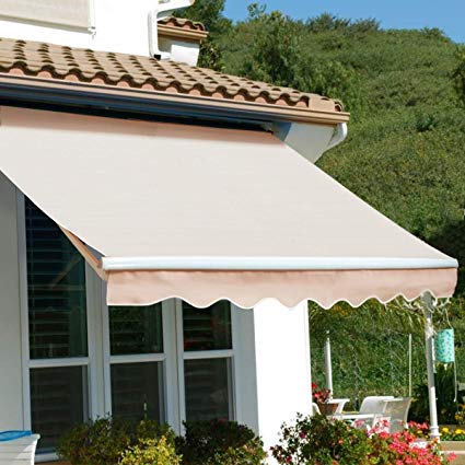 Plain Polyester Window Awning, Color : Multicolor