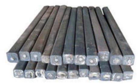 Rectengular Non Polished Mild Steel Ingots, For Industrial, Size : Multisizes