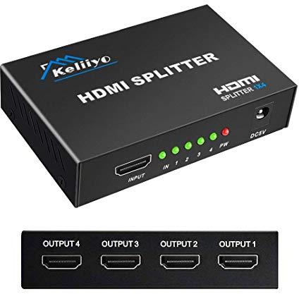 Double Brass HDMI Splitter, For Automotive Industry, Electricals, Electronic Device, Home, Offices