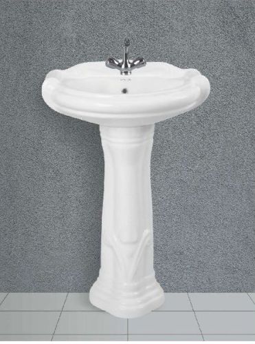 Mini Sterling Pedestal Wash Basin, Feature : Easy Clean, Anti-Scratch, Stains Free