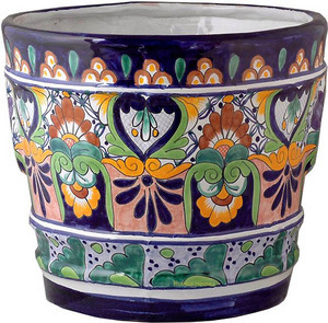 Ceramic Polished Decorative Flower Pots, For Outdoor Decoration, Feature : Anitque, Hard Structure