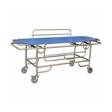 Aluminium Stretcher Trolley, Color : Black, Blue, White