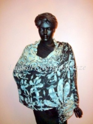 ECC Pure Woolen Silk Wool Shawls, Size : 70*180 Cm