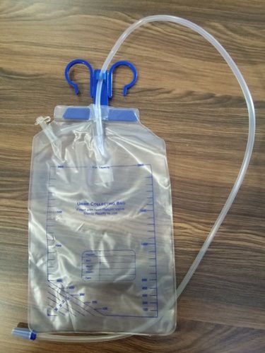 Medistar Printed Plastic Urine Bag With Hanger, Size : Standard