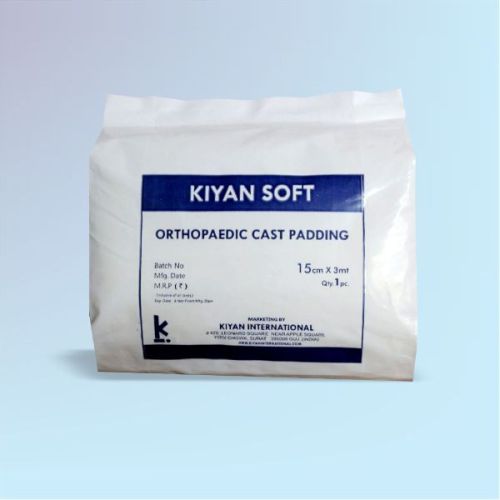 White Cotton Orthopaedic Cast Padding, For Surgical Dressing, Feature : Eco Friendly, Soft