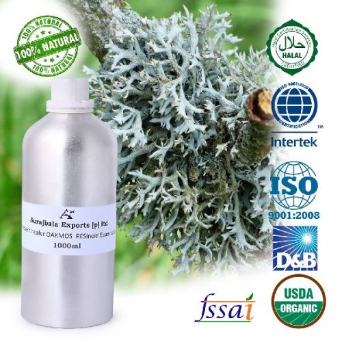 Oakmoss Resinoid Essential Oil, For Aromatherapy, Medicine Use, Personal Care, Form : Liquid