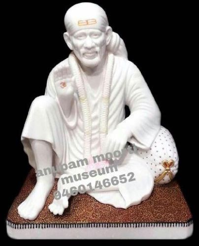 Marble Sai Baba Statue, Packaging Type : Carton Box