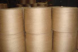 Bleached Jute Yarn, For Knitting, Technics : Machine Made