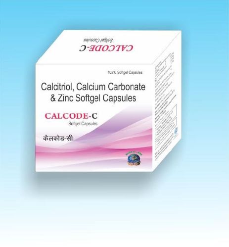 Calcitriol, Calcium Carbonate & Zinc Softgel Capsules