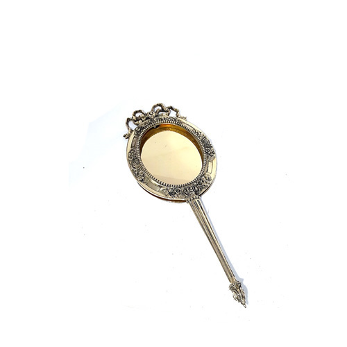 Brass Hand Mirror, Size : Large