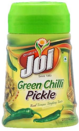 JOI Green Chilli Pickle, Certification : FSSAI Certified