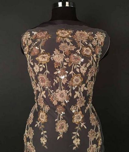 Embroidered Dress, Occasion : Party Wear