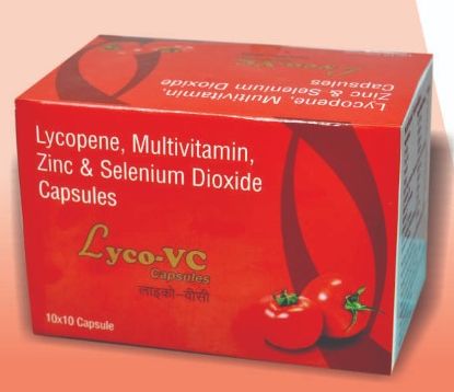 Lyco-VC Multivitamin Capsule, For Clinical, Hospital, Personal, Certification : FSSAI Certified