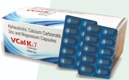 Vcal K2 7 Capsules, For Clinical, Hospital, Personal, Grade : Medicine Grade