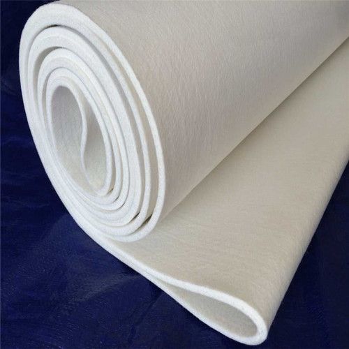 Polyster Sanforizing Felt, Color : Creamy, White