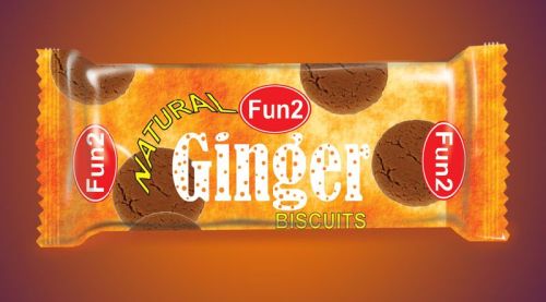 Fun2 Natural Ginger Biscuits, For Snacks, Certification : FDA Certified