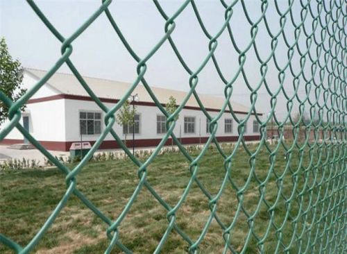 PVC Coated Chain Link Fence, For Power Plant Project