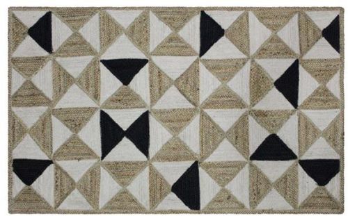 Rectangular Jute and Cotton Rugs, For Home, Hotel, Office, Style : Anitque