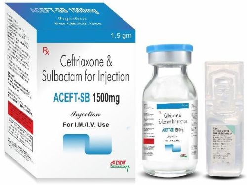 Ceftriaxone & Sulbactam 1500 Mg Dry Injections