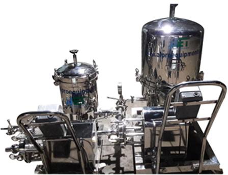 Zero Hold Up Filter Press, Color : Silver