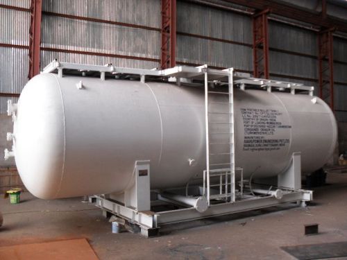 Carbon Stell Alloy Stell Bullet Tanks, For Gas Storage, Oil