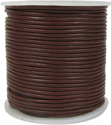 Round Leather Cord, For Binding Pulling, Clothing Use, Technics : Machine Made