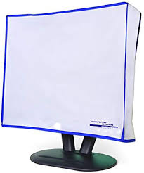 Computer Monitor Cover, Color : Black, Brown