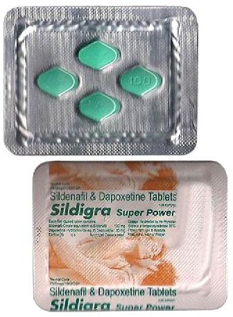 Sildigra Super Power Tablets (Silenafil Citrate 100mg & Dapoxetine 60mg)