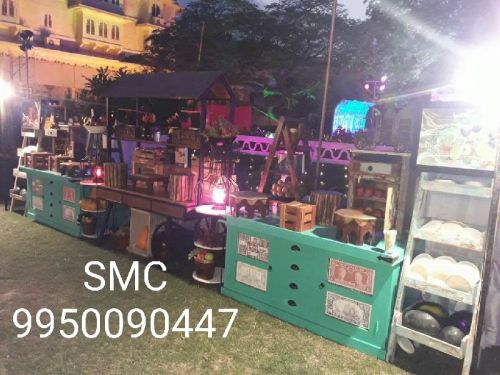 Acrylic Salad Catering Counter