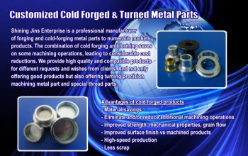 Custom Made Cold Forged and CNC Turned Components