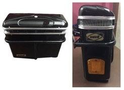 Two Wheeler Side Box, Color : Black