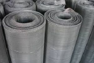 Steel Plain Weave Wire Mesh, Width : 2 Mtr