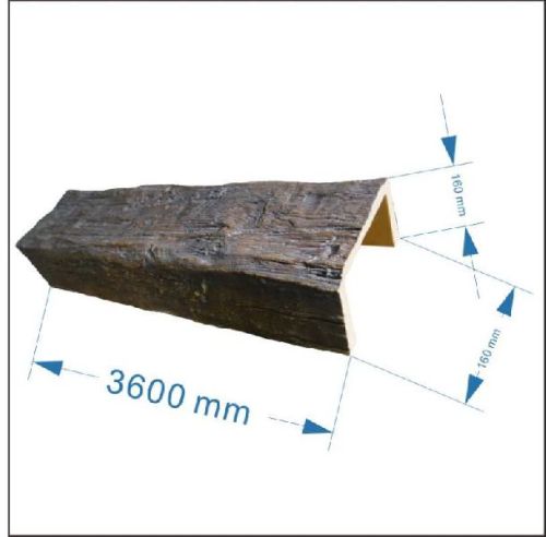 PU Imitation Wooden Beam, Coating Thickness : 4.5-5mm