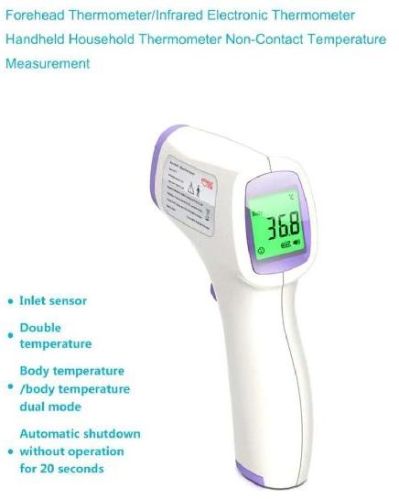 RODEJA Battery PVC Digital Forehead Thermometer, For Clinical Use, Certification : CE Certified