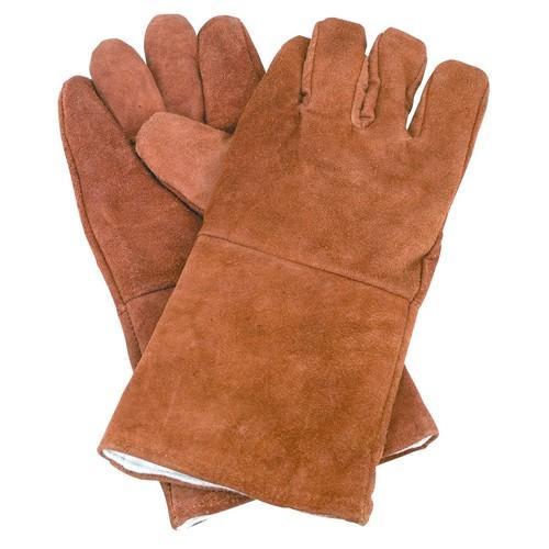 Plain Leather(Buff/Split/Chrome) Leather Welding Glove, Gender : Unisex