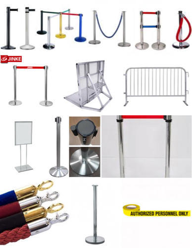 Stainless Steel Barricade, For Hospitals, Airports, Petrol Pump, Railway