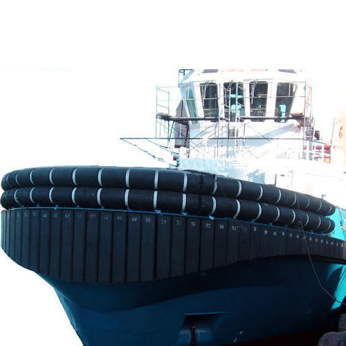 Natural Rubber RANELAST Boat Fenders, Color : Black