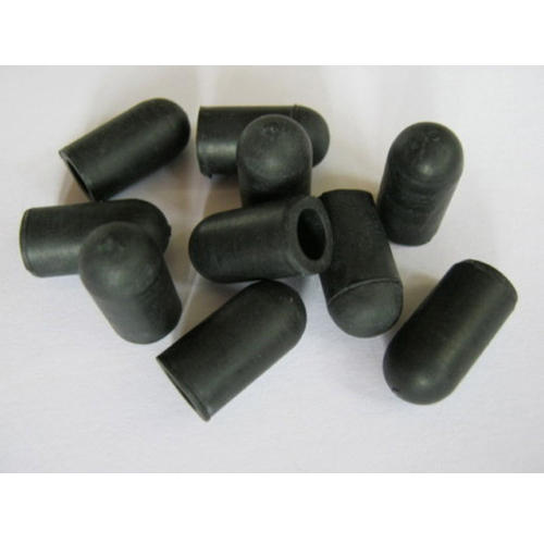 Natural Rubber Caps, Color : Black