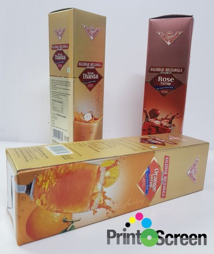 CARDBOARD Thandai Packaging Box