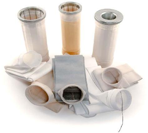 High Temprature Dust Filter Bags , Fibre Glass Dust Filter Bags