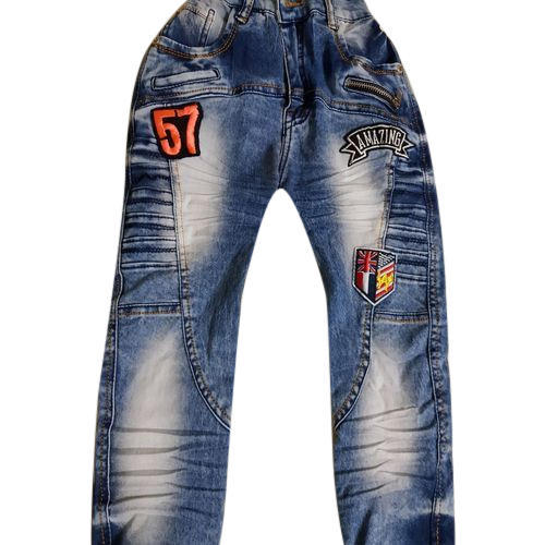 Faded Denim Boys Fancy Jeans, Occasion : Casual Wear, Party Wear