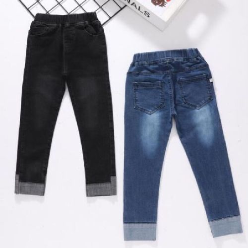 Plain Denim Girls Slim Fit Jeans, Feature : Easily Washable